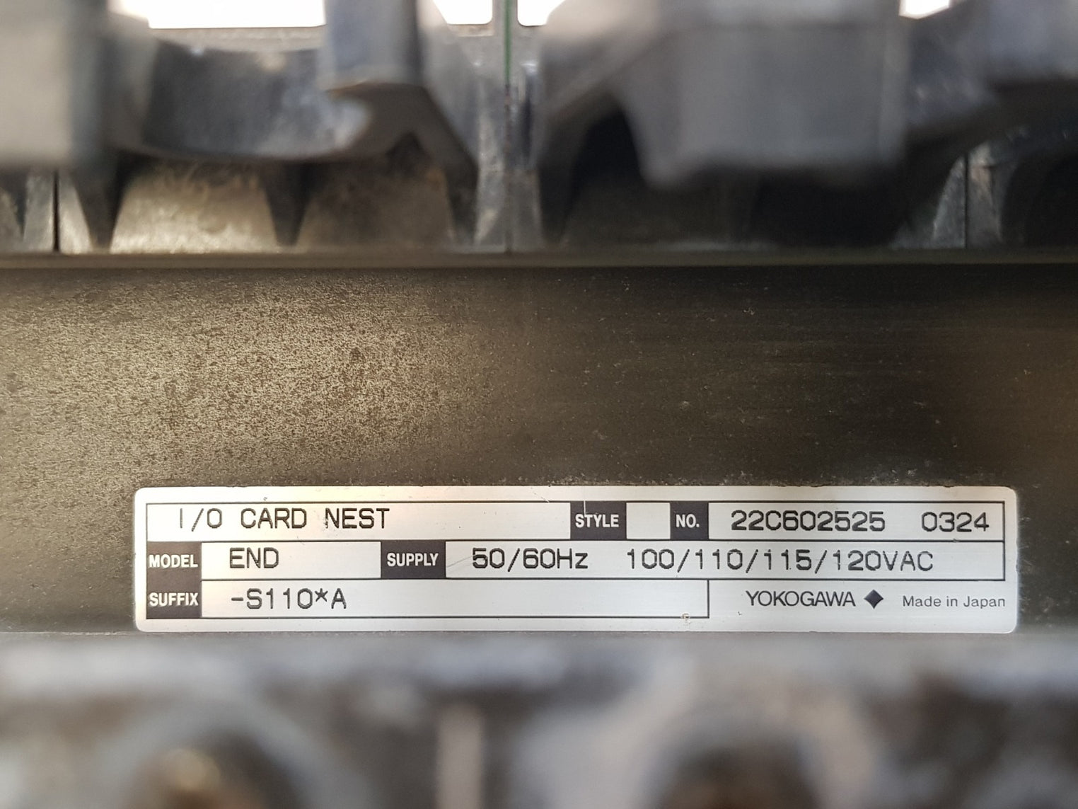 Yokogawa mac2*c,vm1*d,nc4*b,ps31*a module rack