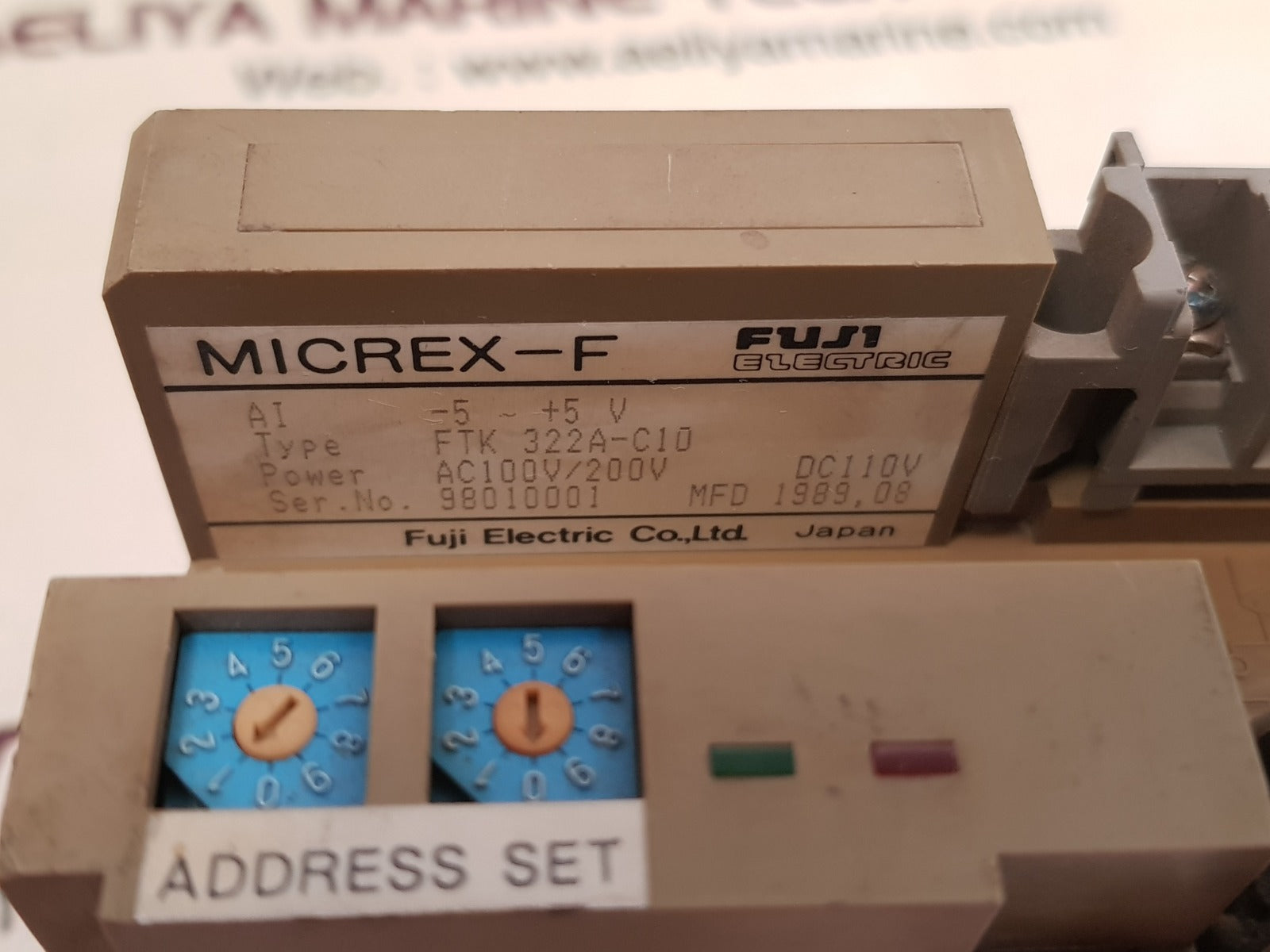Fuji micrex-f ftk 322a-c10 output module ac100v/200v