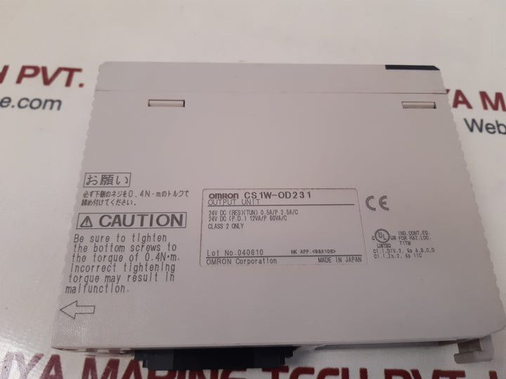 Omron cs1w-od231 output unit