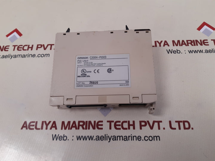 Omron c200h-pid03 pid unit