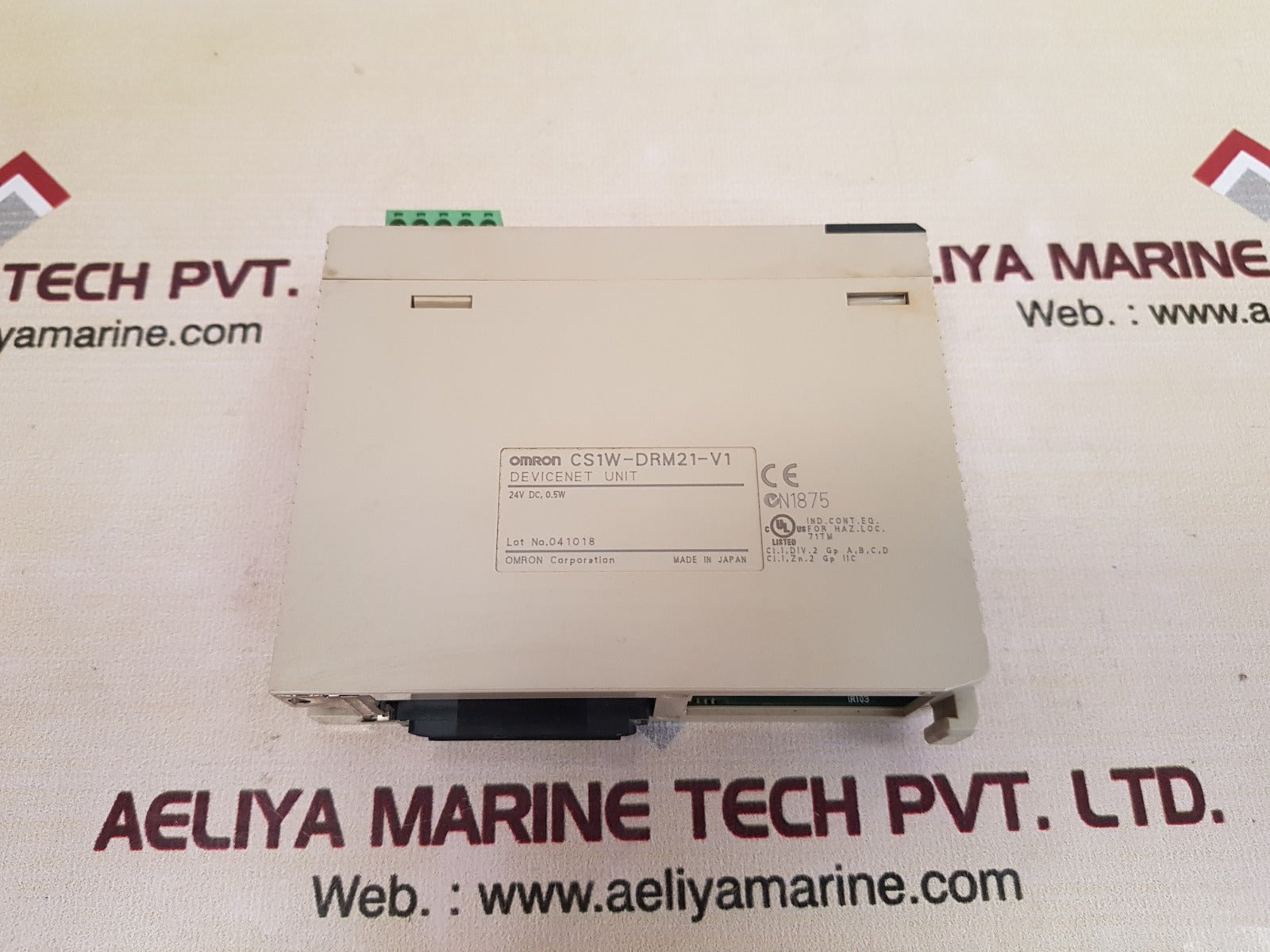 Omron cs1w-drm21-v1 devicenet unit 24v dc, 0.5w