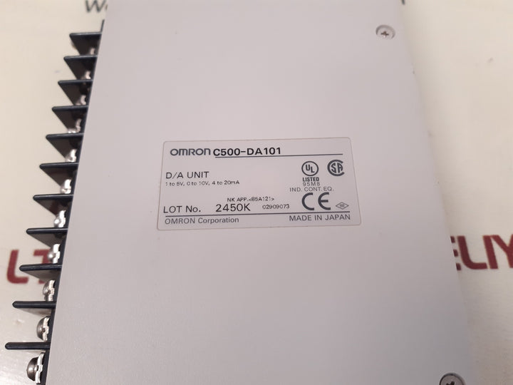 Omron c500-da101 analog output unit 4 to 20ma