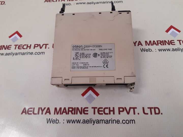 Omron c200h-oc226n output unit