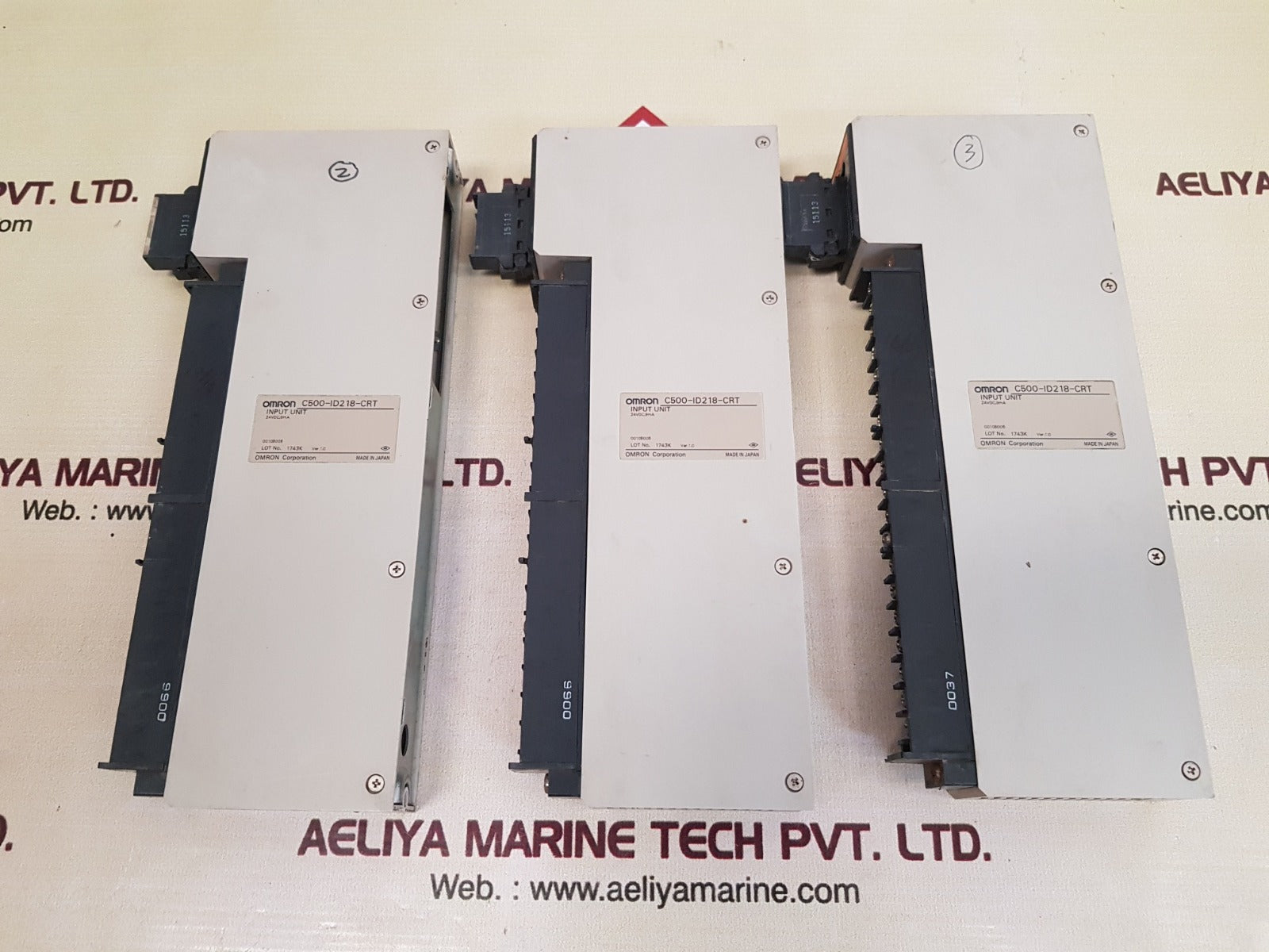 Omron c500-id218-crt input unit 24vdc, 9ma