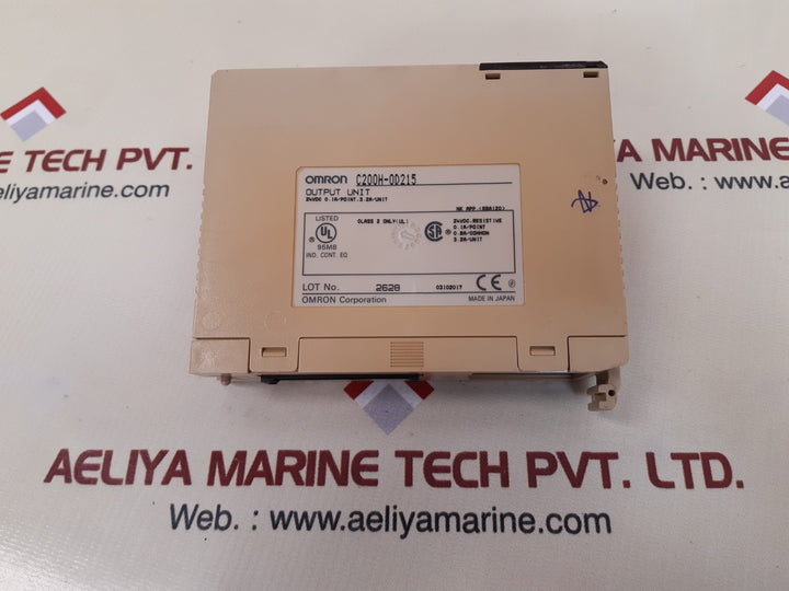Omron c200h-od215 output unit 0.1a/point 3.2a/unit