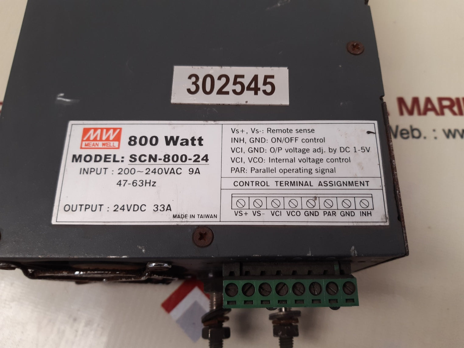Mean well scn-800-24 power supply 800s-n024