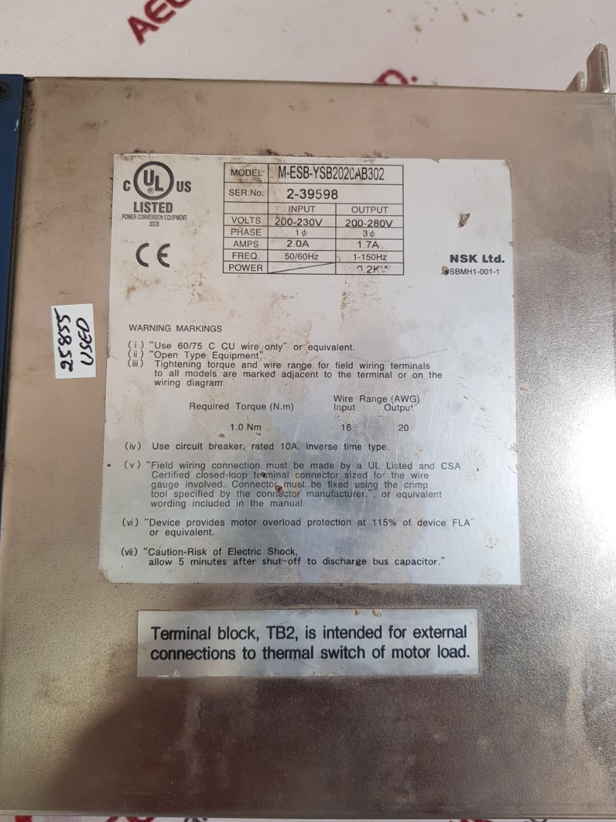 Nsk esb-ysb2020ab302-00.1 module 