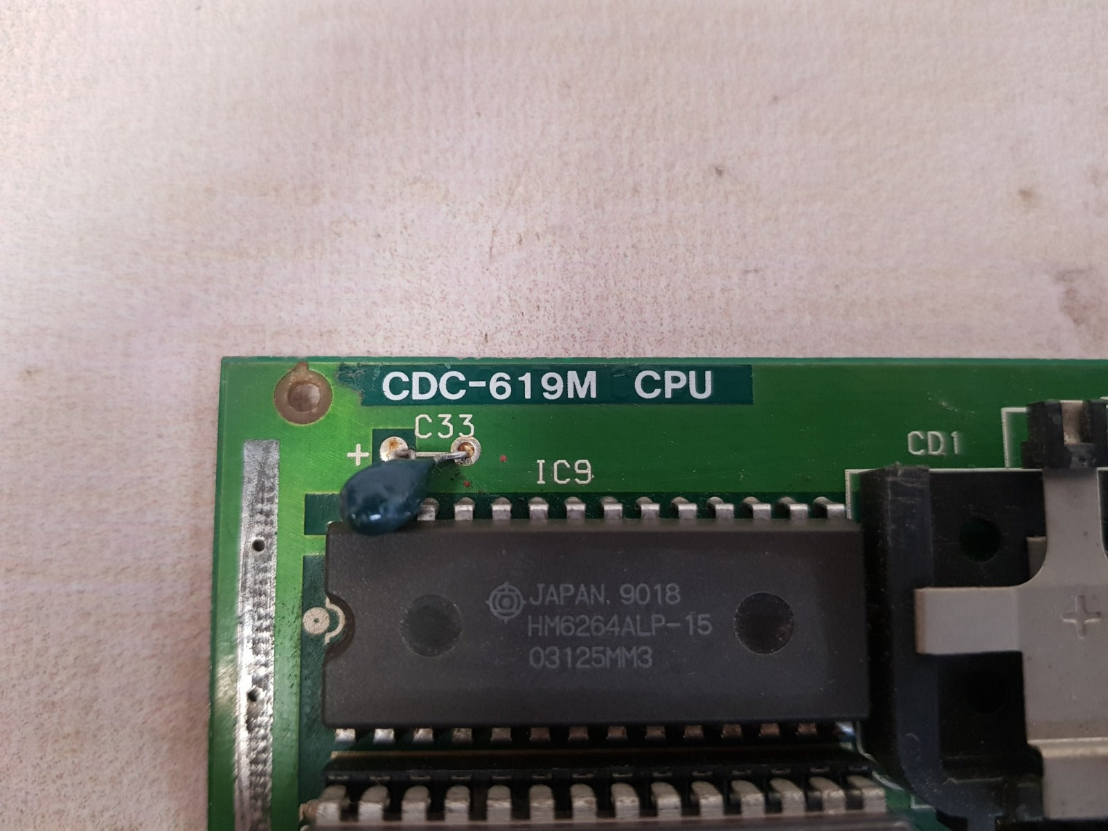 Jrc cdc-619m cpu pcb board 6pcjd00526b