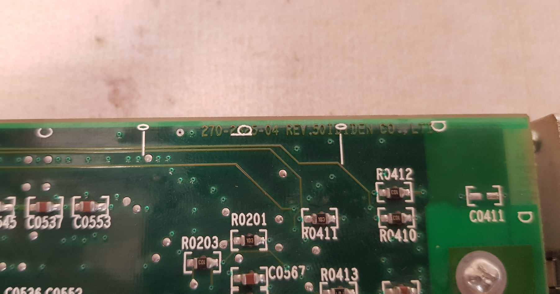 Sun micro 270-2325-04 frame buffer sparcstation sbus video card gwvtgx1m rev.50
