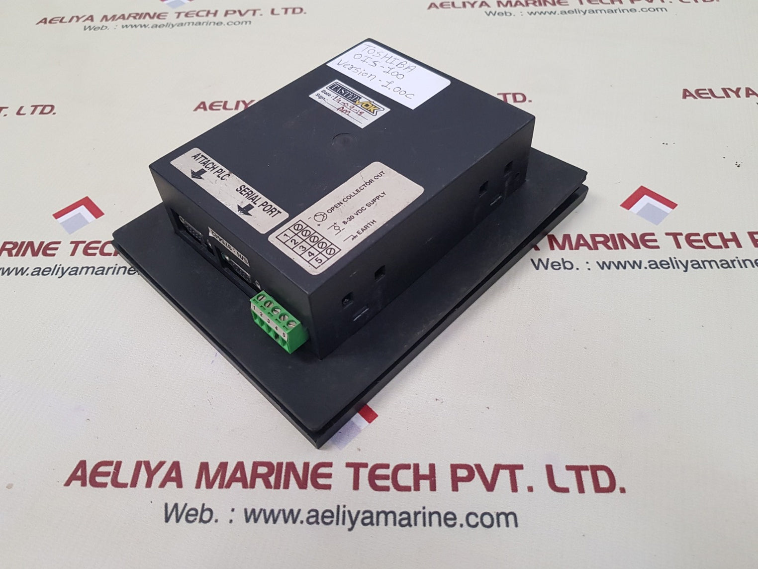 Toshiba ois-100 operator interface version 1.00c