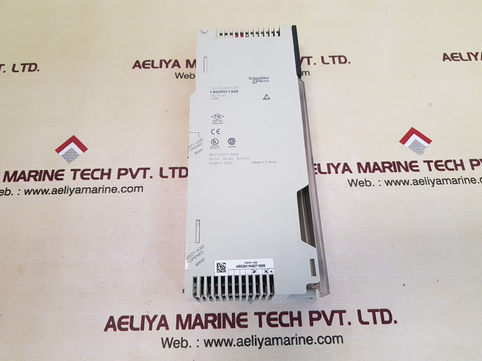 Schneider tsx quantum 140cpu11303 cpu 512k module