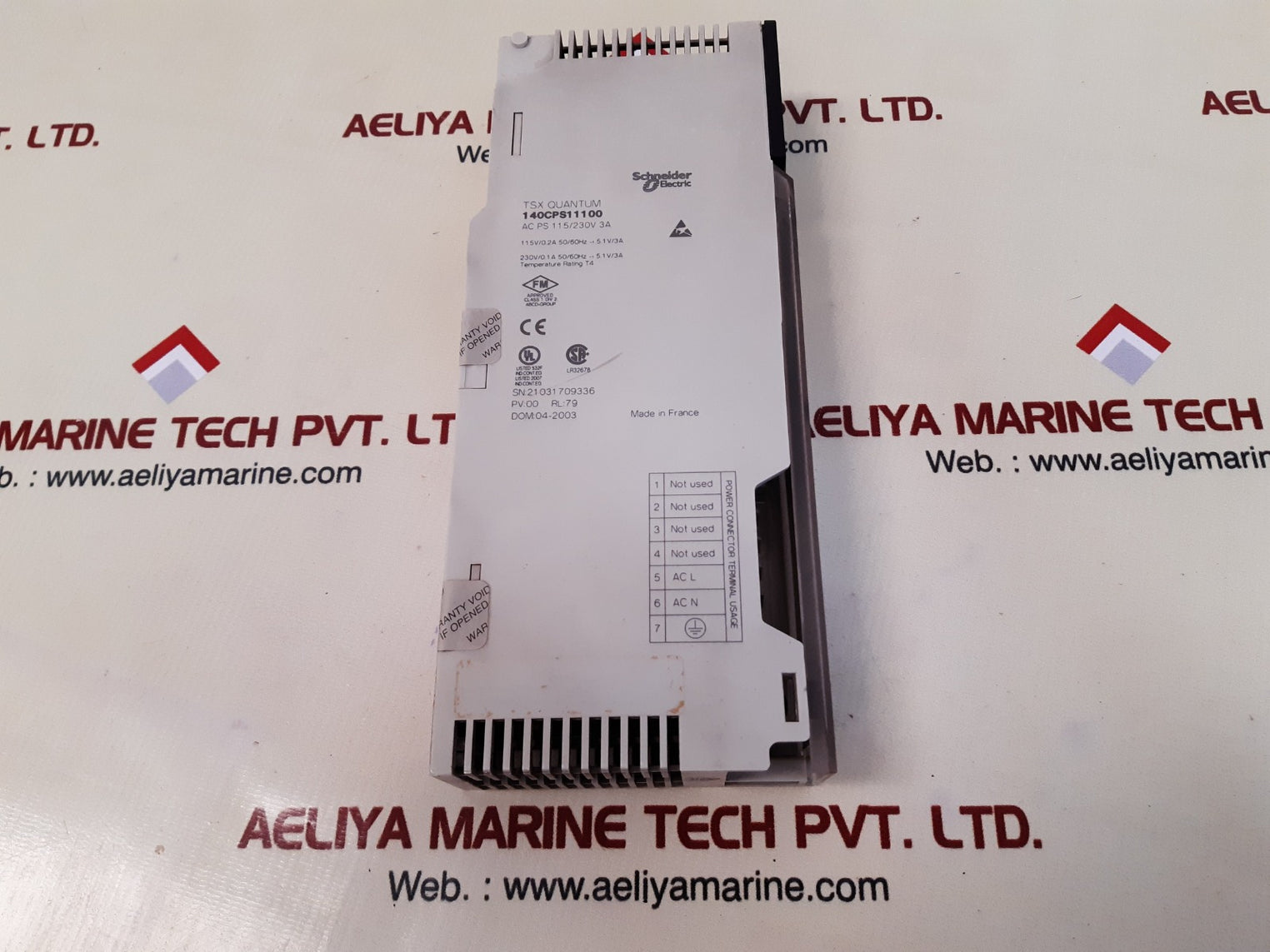 Schneider electric tsx quantum 140cps11100 power supply