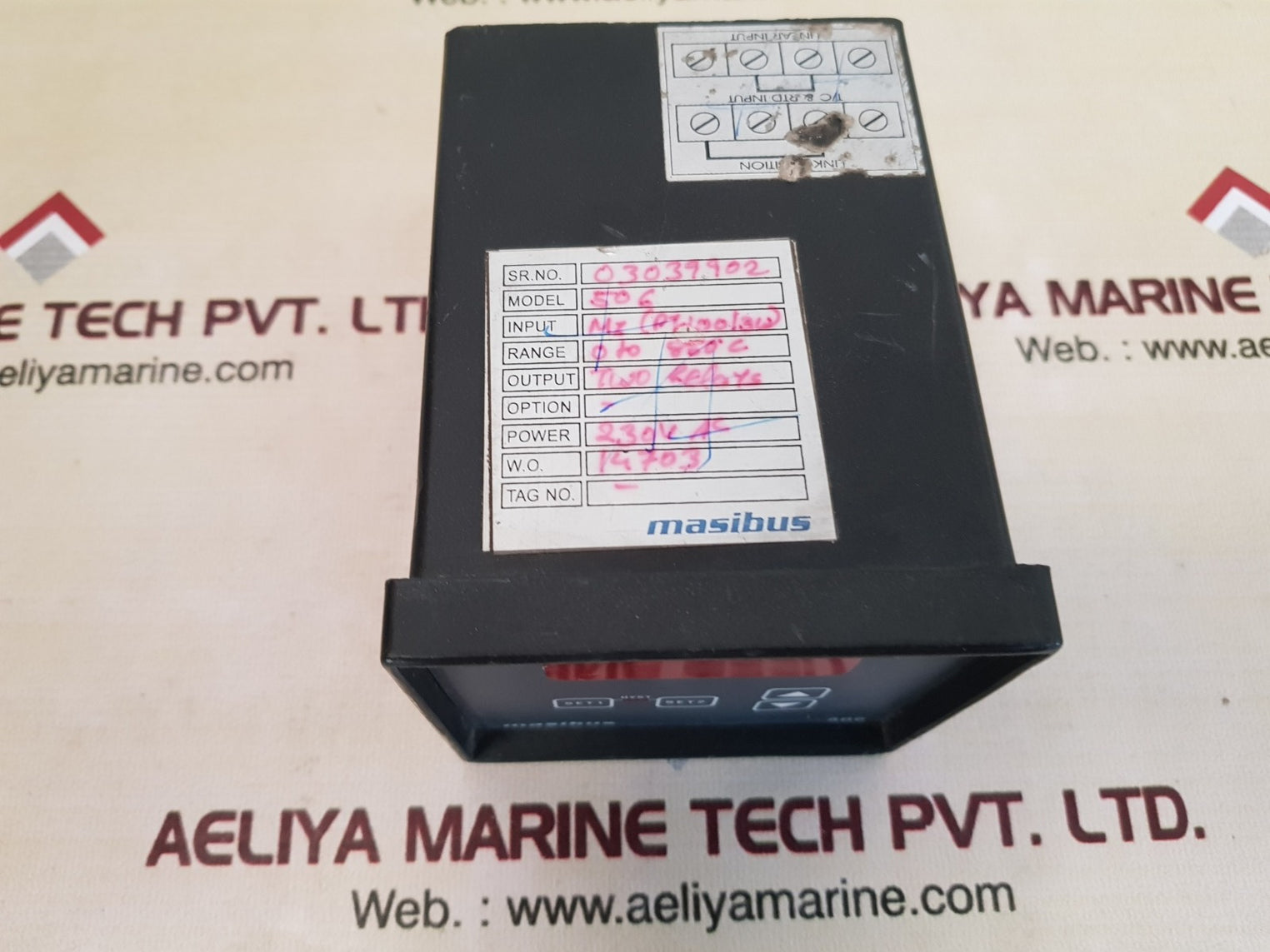 Masibus 506 temperature controller 0 to 860°c