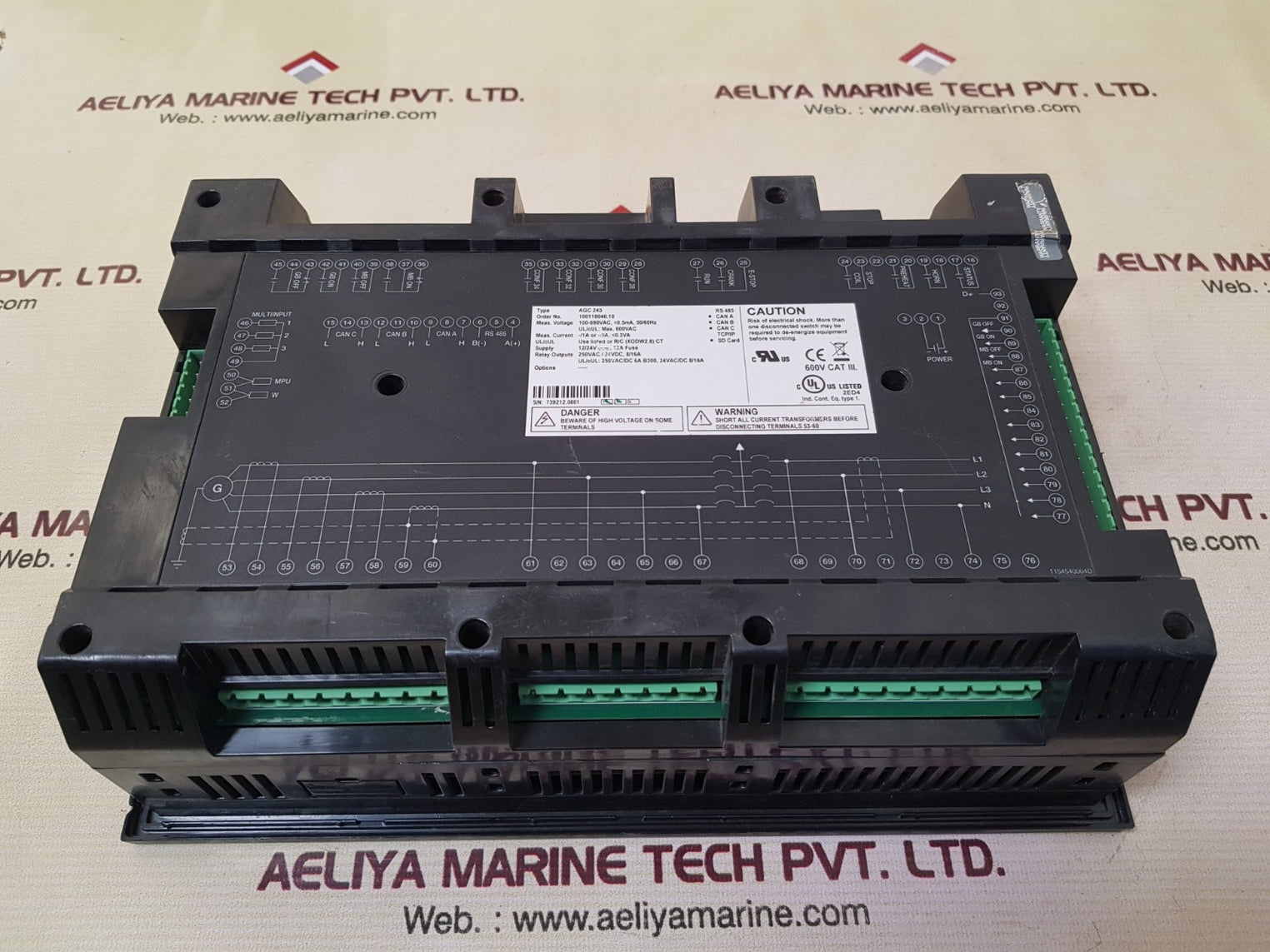 Deif multi-line agc 200 controller agc 245