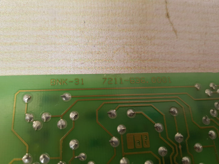 Autronica bnk-31 pcb card 7211-636.0001 used