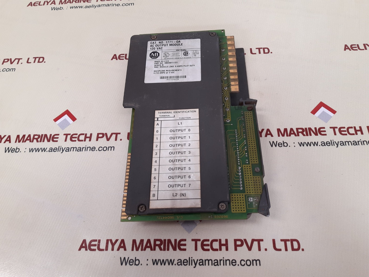 Allen-bradley 1771-oa ser.b ac output module 96026873 c01