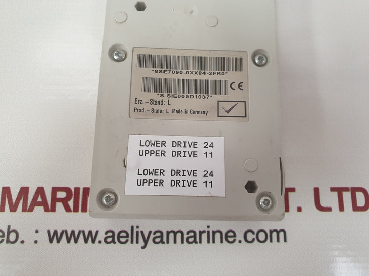Siemens 6se7090-0xx84-2fk0 operator panel 