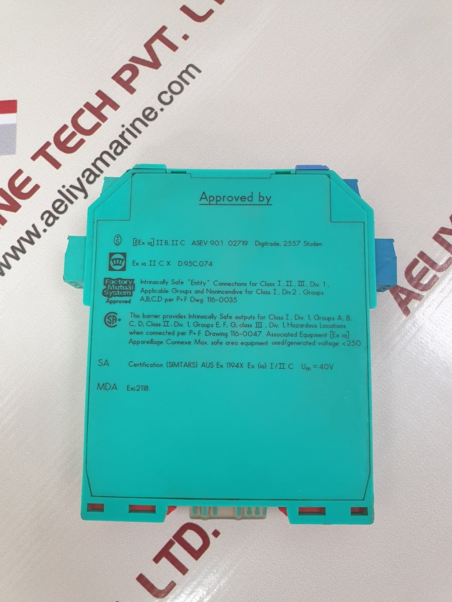 Pepperl+fuchs kfd2-sot-ex2 switch amplifier 34065s