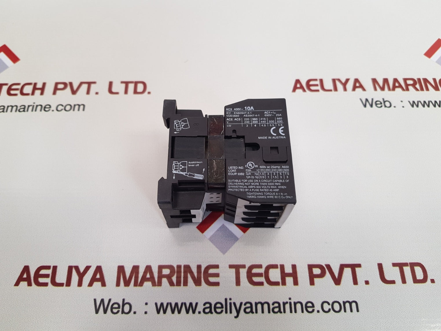 Benedikt & jager k3-10a01 electrical contactor