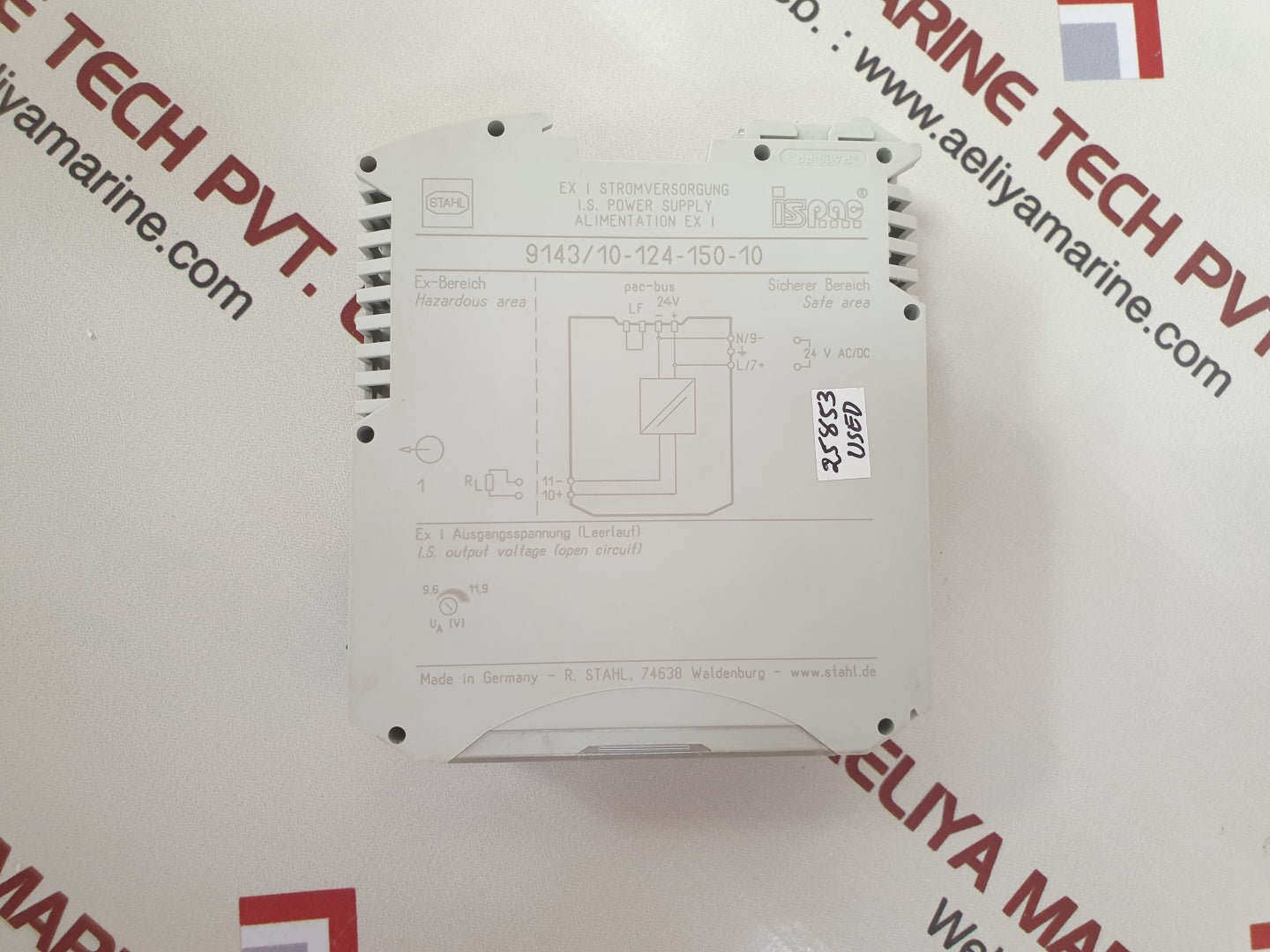 Stahl 9143/10-124-150-10 power supply 24v ac/dc 