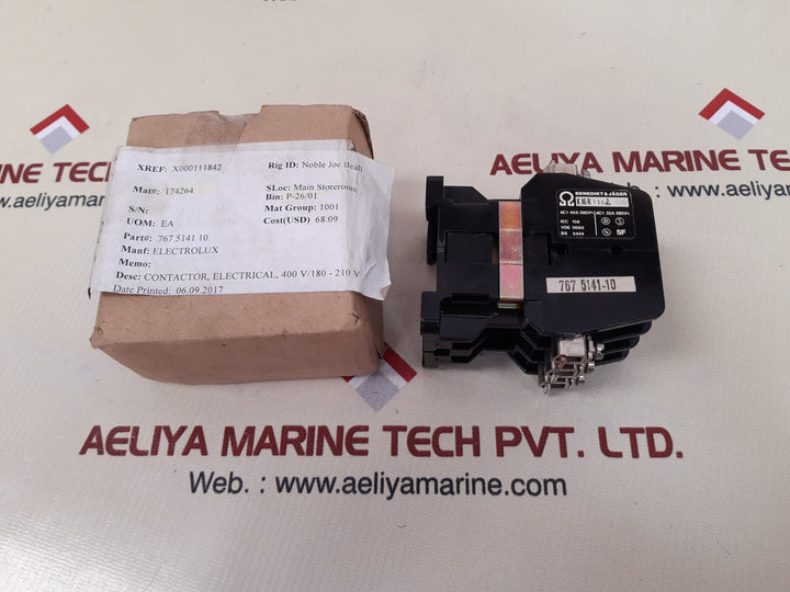 Benedikt & jager 767 5141-10 contactor
