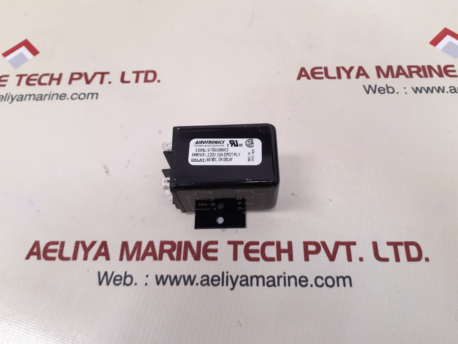 Airotronics u-tdu1060c3 time delay relay hn67sk-004