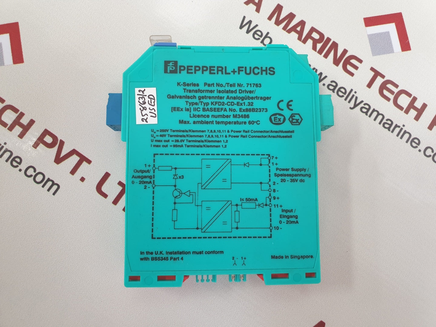 Pepperl+Fuchs Kfd2-cd-ex1.32 Transformer Isolated Driver 71763