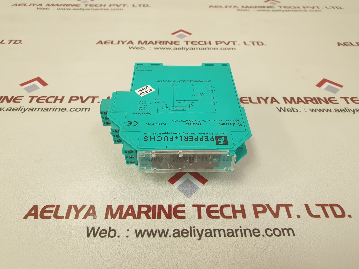 Pepperl+fuchs kfd2-eb2 power feed module 189783