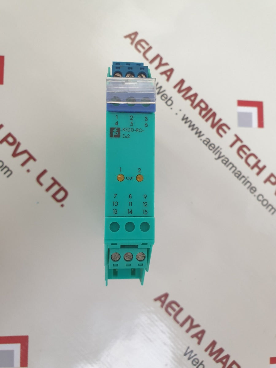 Pepperl+fuchs kfd0-ro-ex2 relay module 38975s