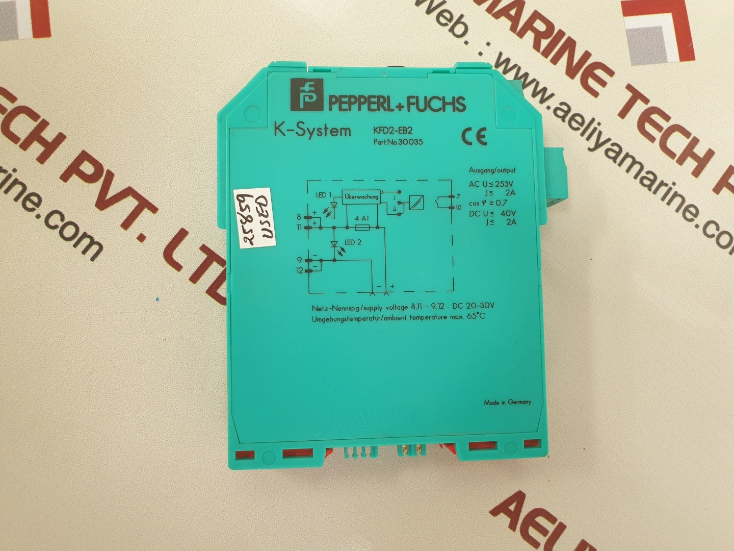 Pepperl+fuchs kfd2-eb2 output power feed module 