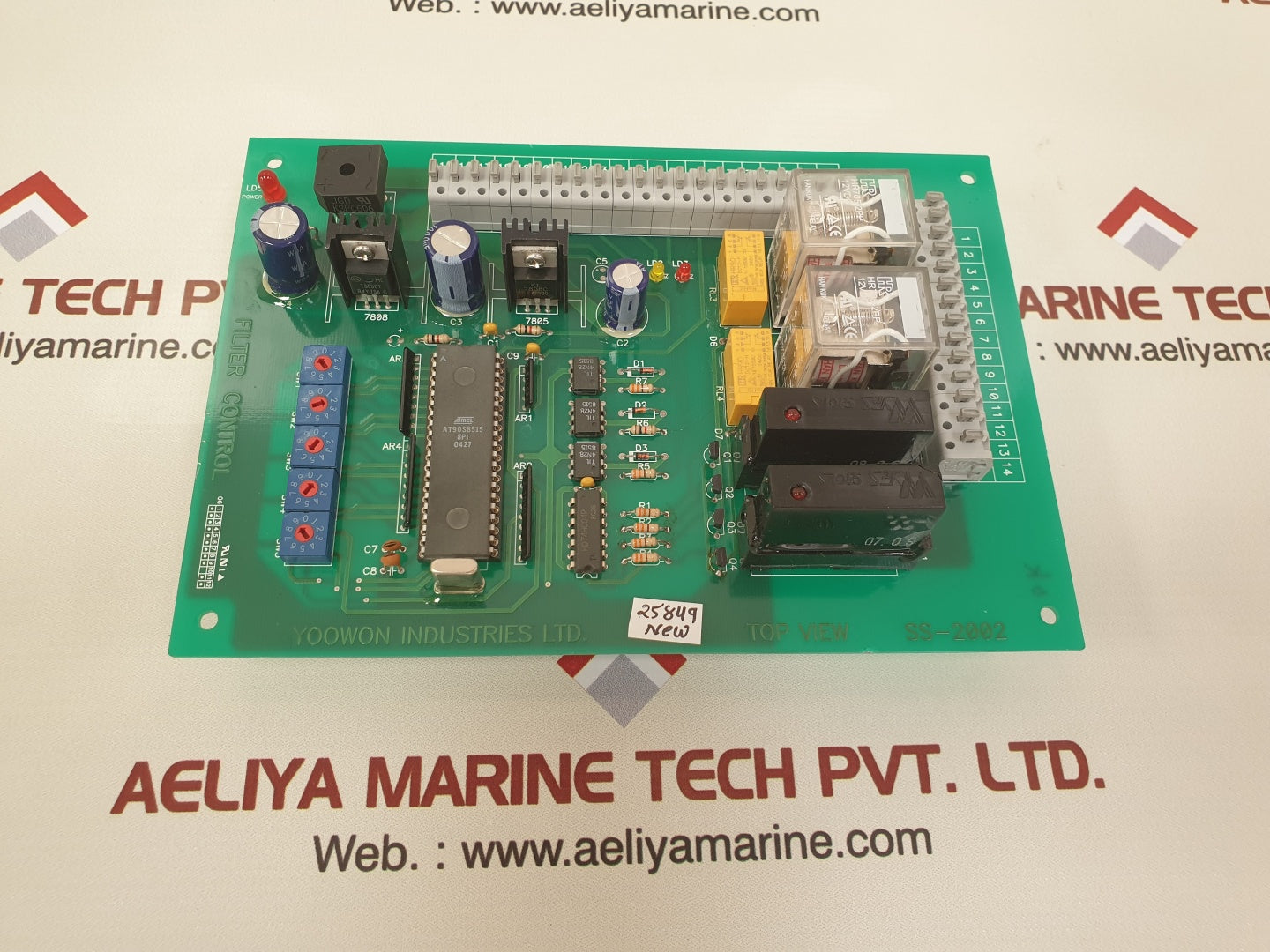 Yoowon ss-2002 filter control pcb card rev 2.5 