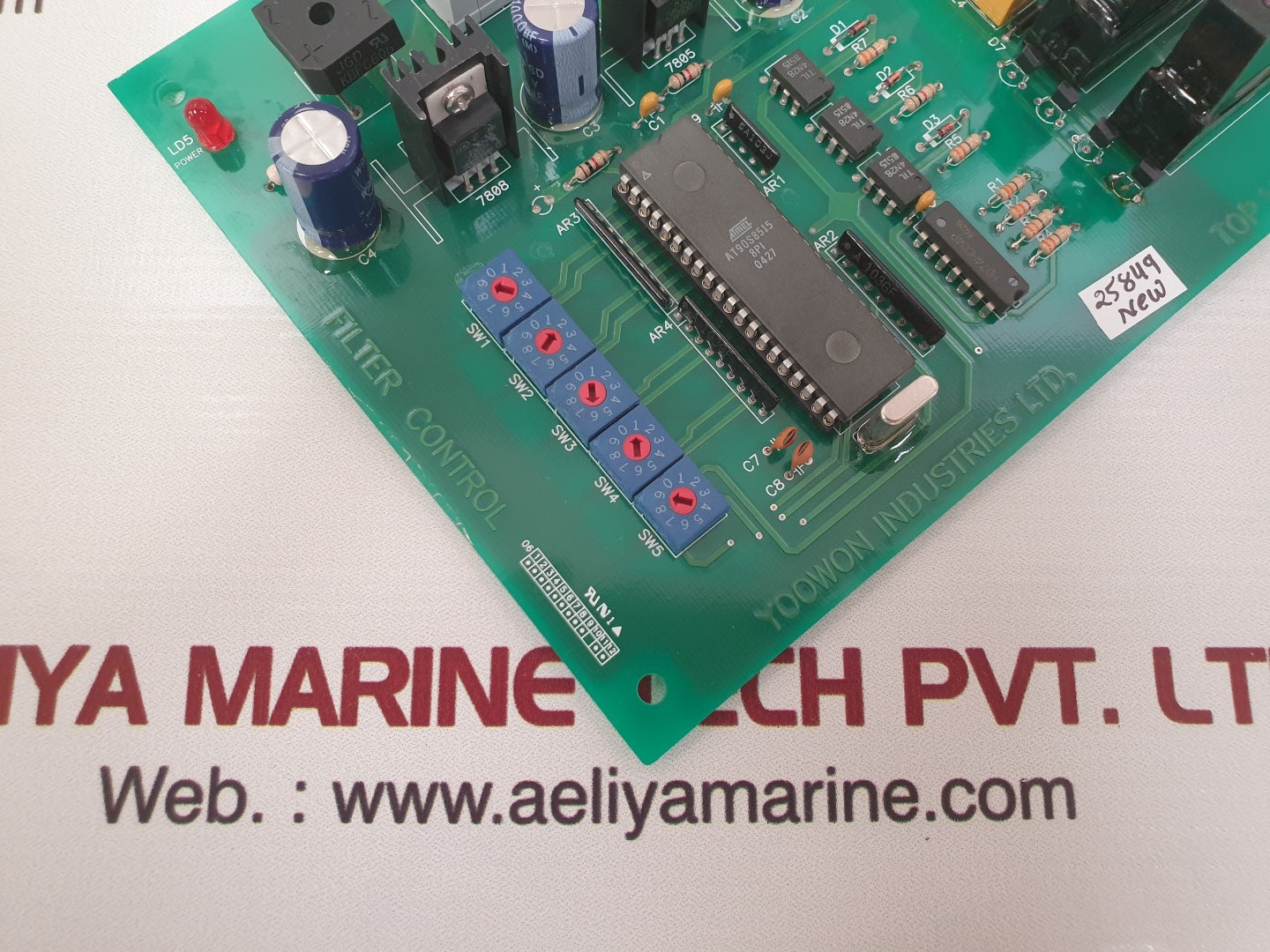 Yoowon ss-2002 filter control pcb card rev 2.5 