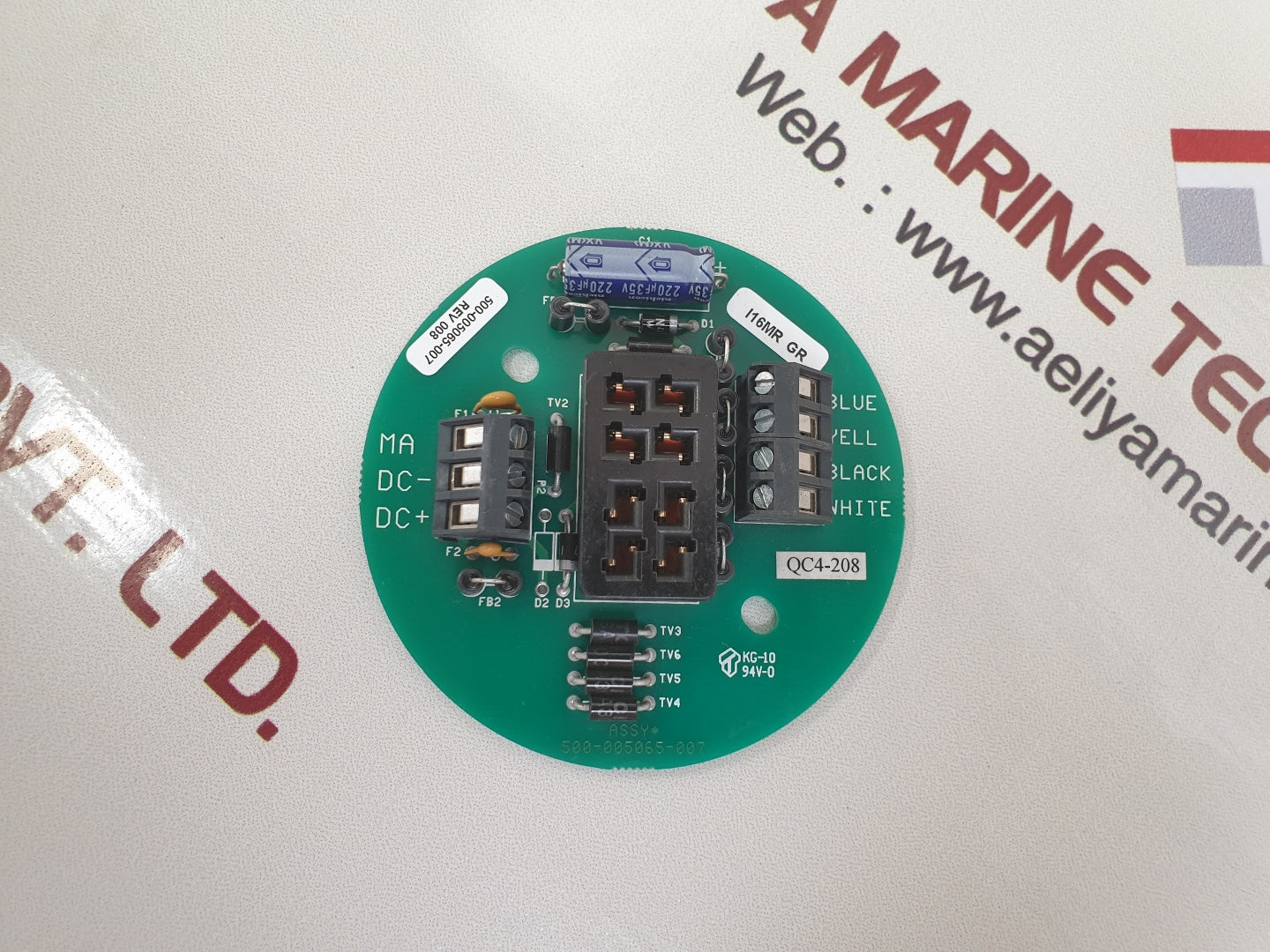Detcon 500-005065-007 connection board Used