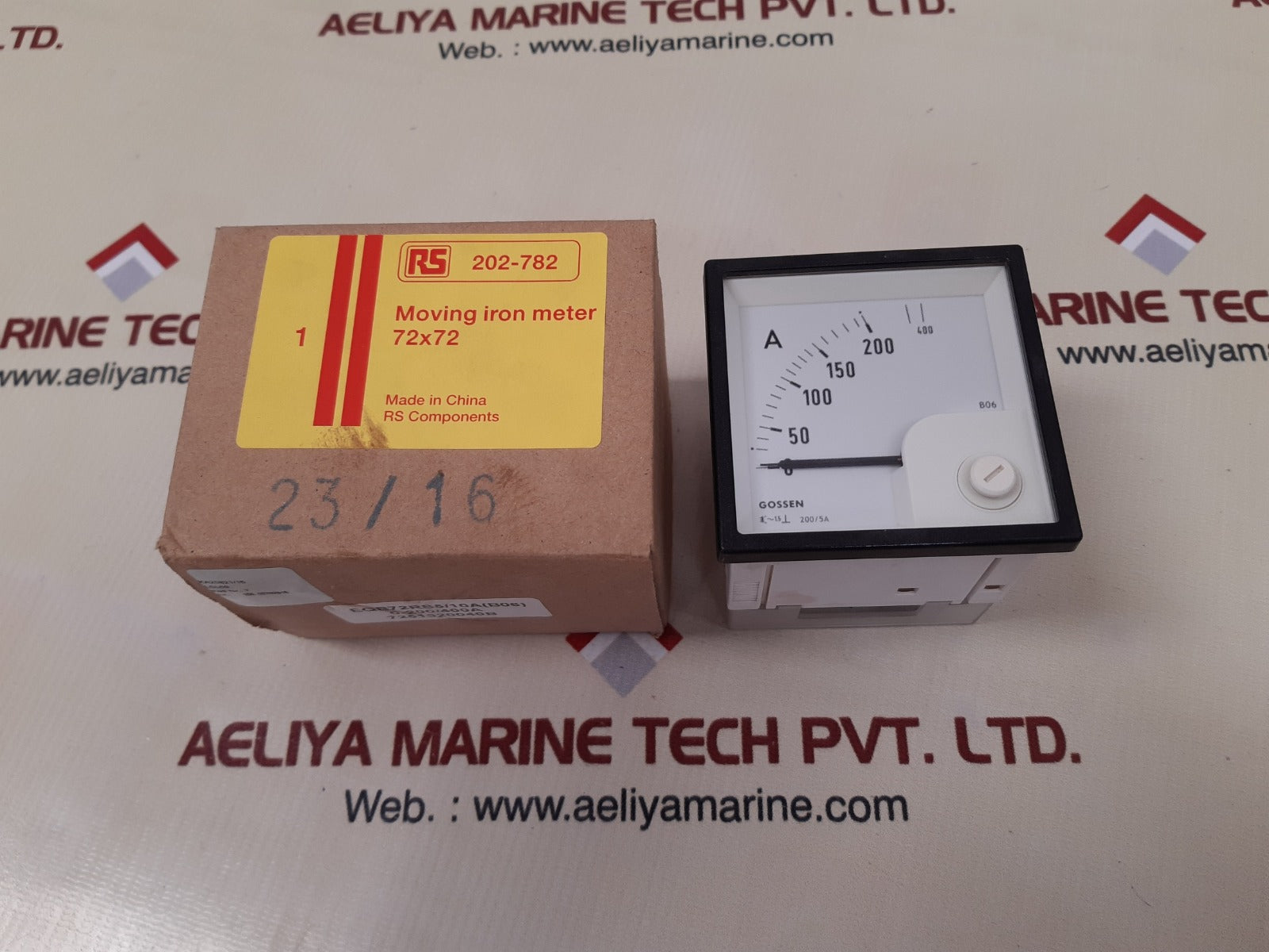 Gossen/Rs 202-782 analog panel ammeter