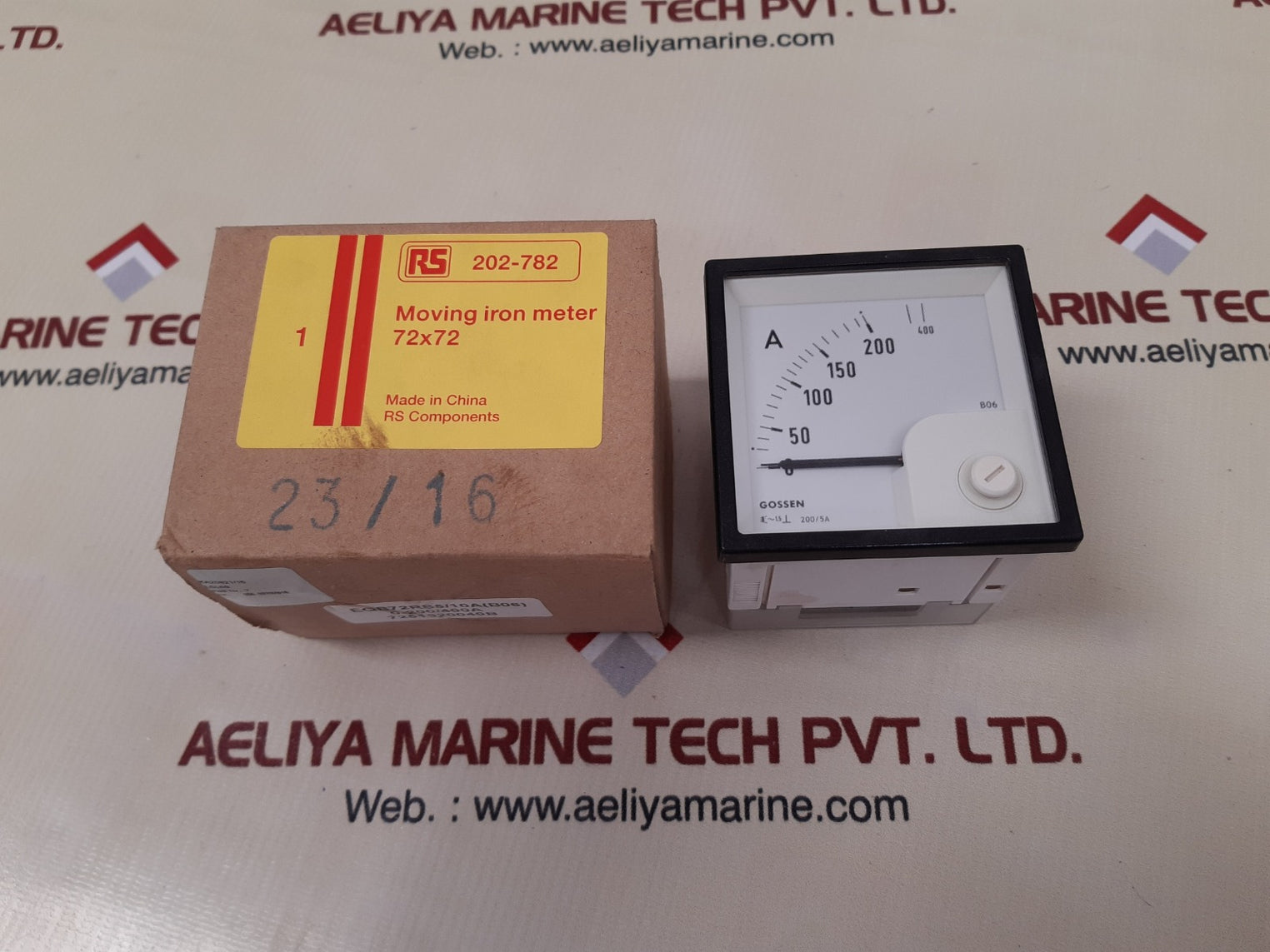 Gossen/Rs 202-782 analog panel ammeter