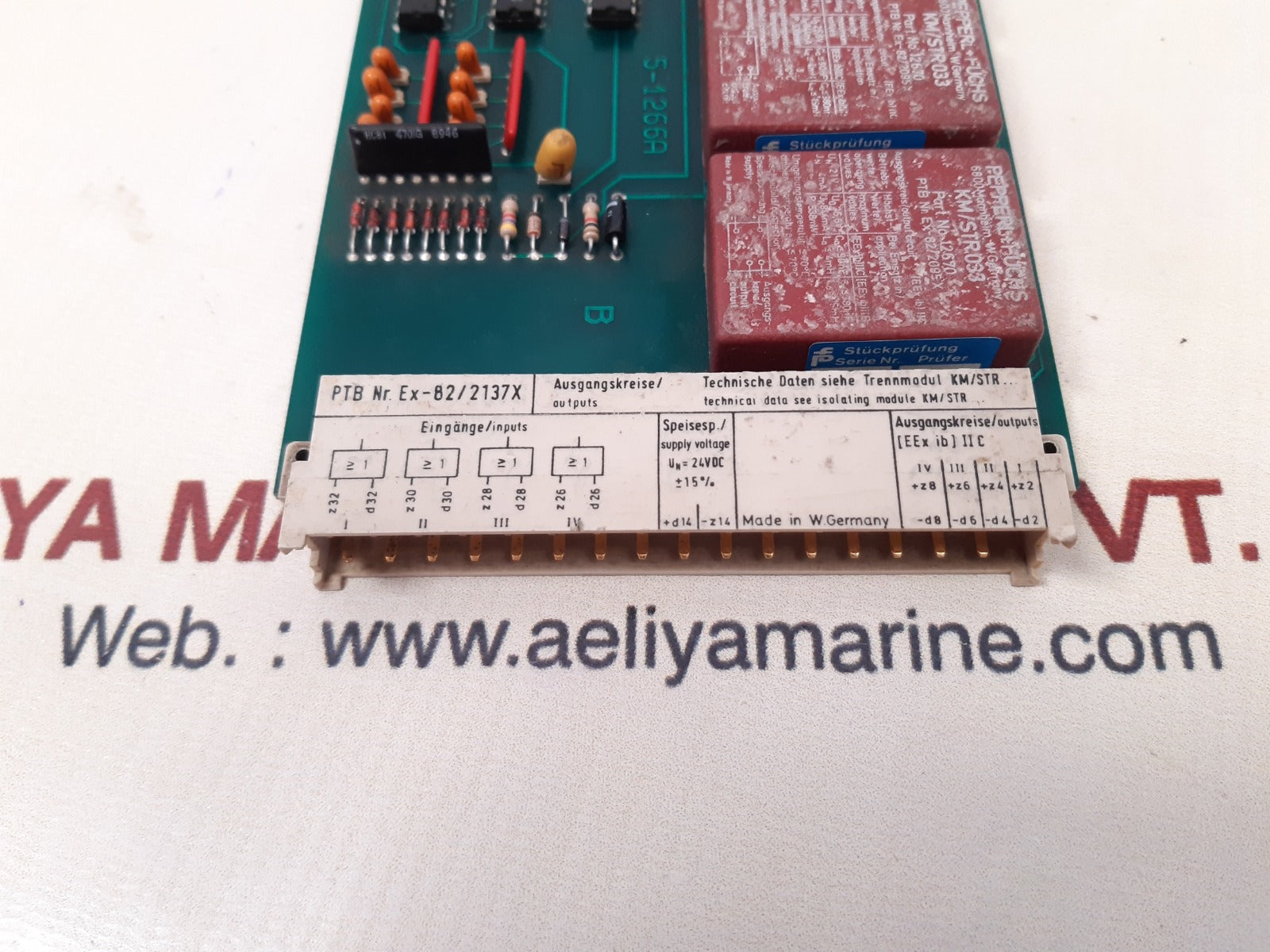 Pepperl+fuchs ega-033 5-1266a b pcb card ex-82/2137x