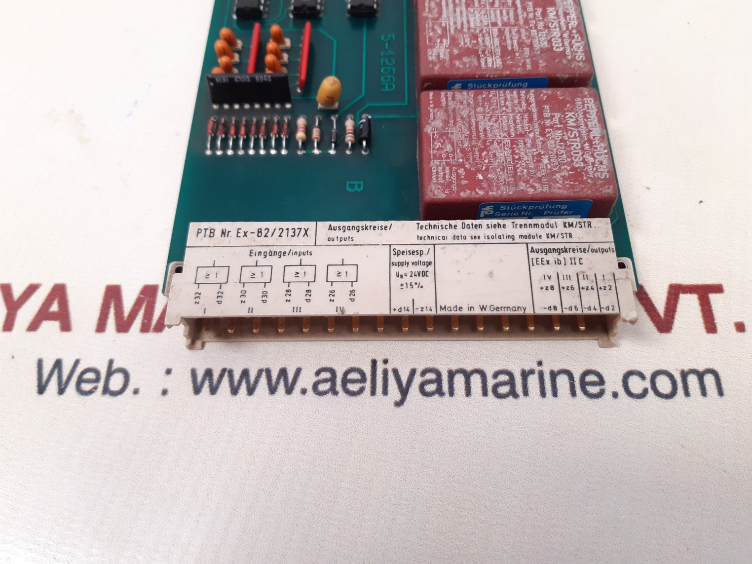 Pepperl+fuchs ega-033 5-1266a b pcb card ex-82/2137x