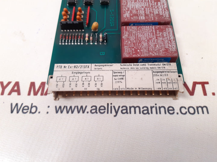 Pepperl+fuchs ega-033 5-1266a b pcb card ex-82/2137x