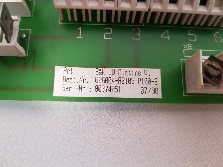 Siemens g26004-a2105-p100-2 circuit board