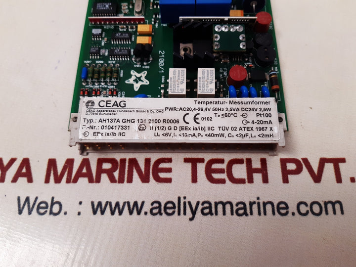 Ceag ah137a ghg 131 2100 r0006 pcb card