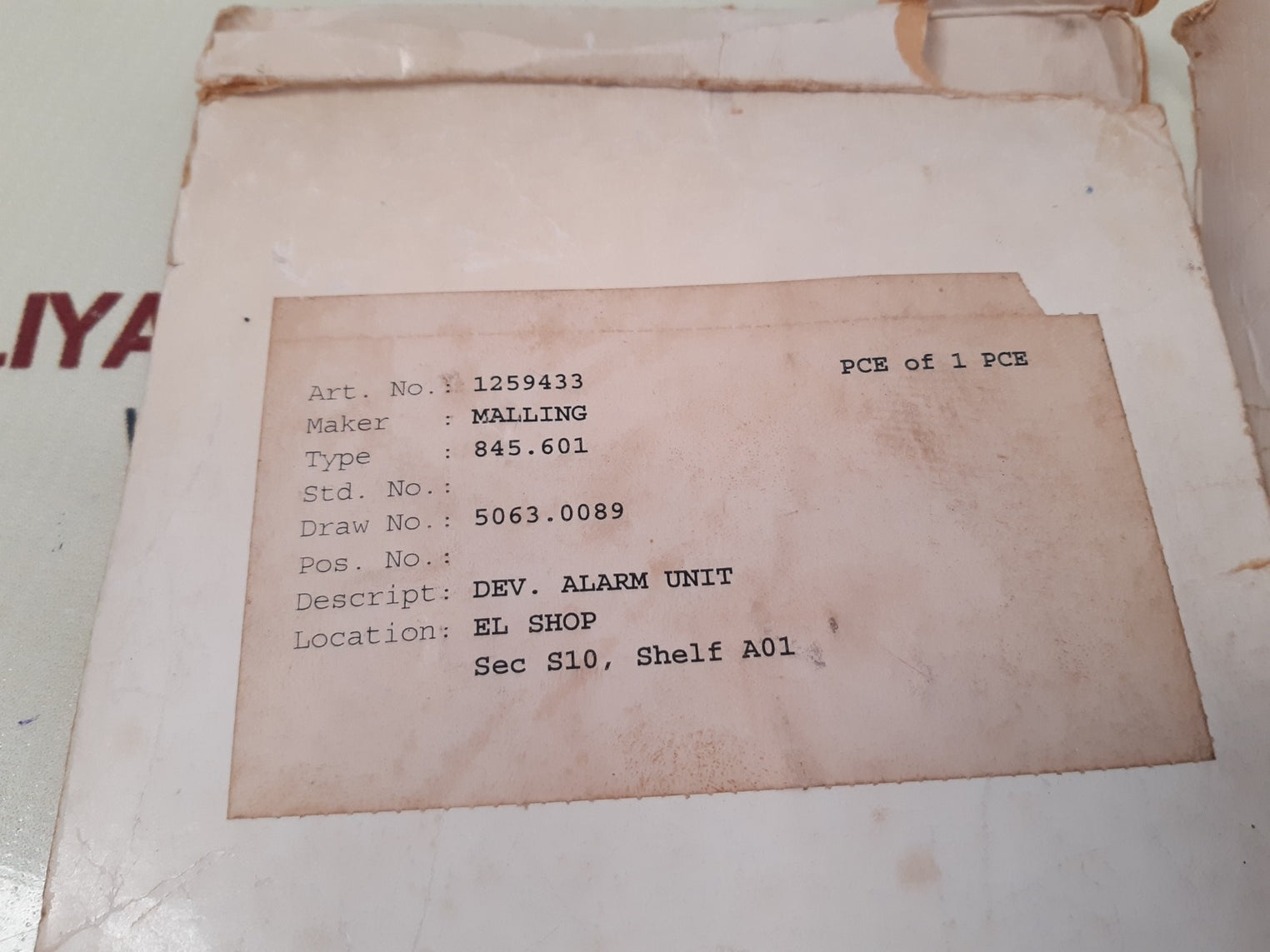 Malling 8745.10 pcb card