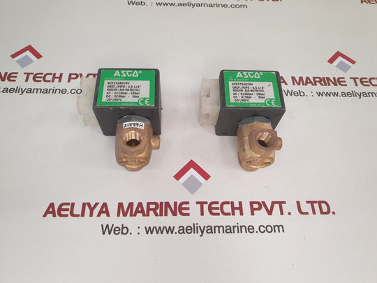 Asco sce272a019v air-water/oil solenoid valve 