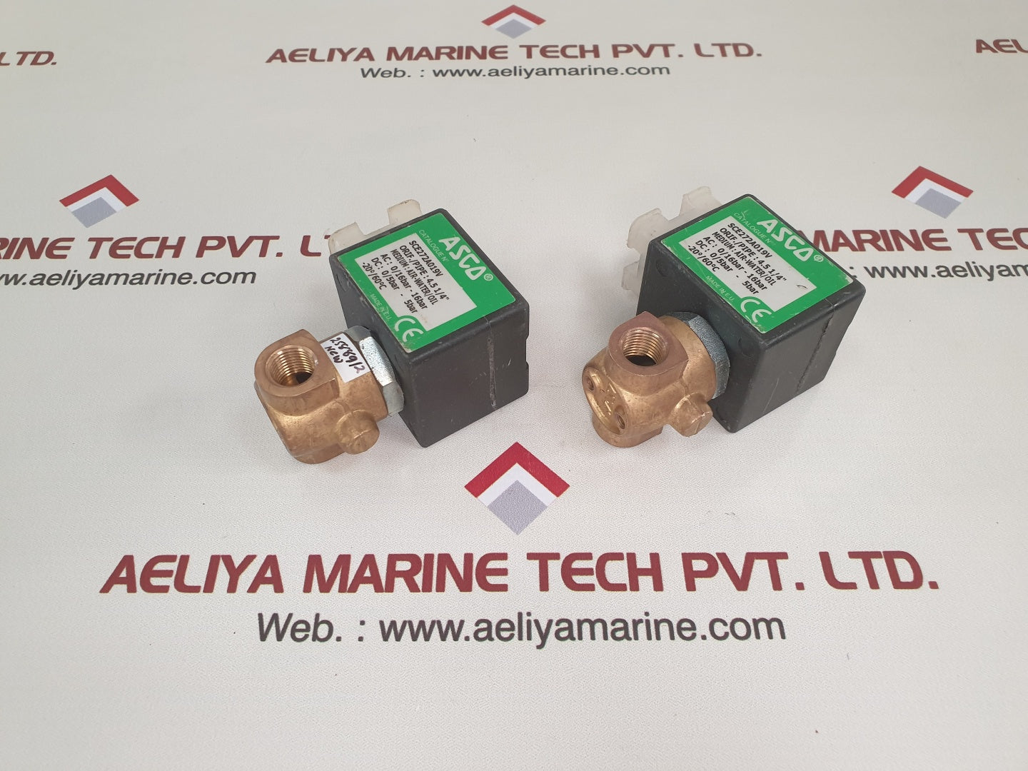 Asco sce272a019v air-water/oil solenoid valve 