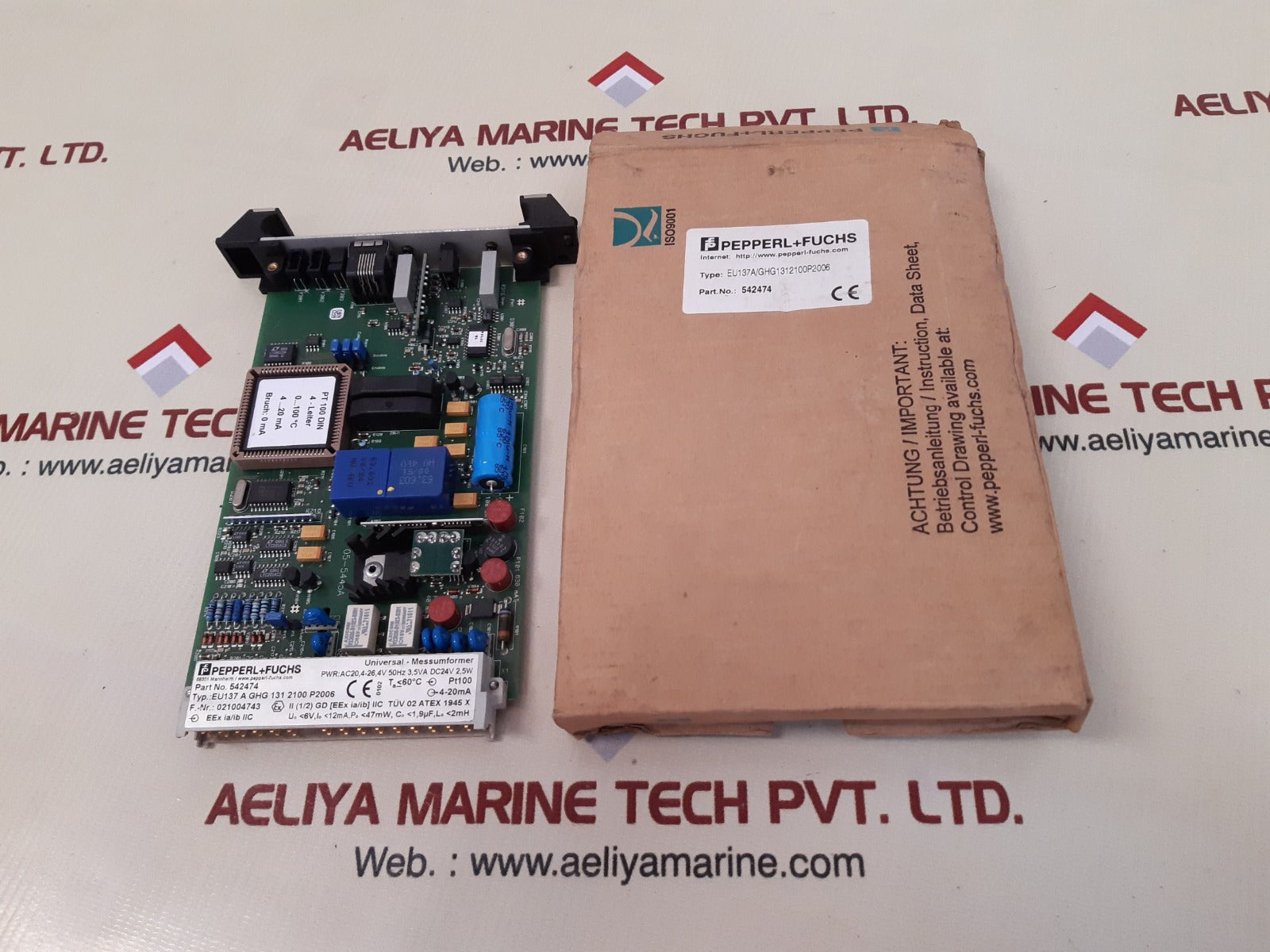Pepperl+fuchs eu137a ghg 131 2100 p2006 universal transmitter 542474