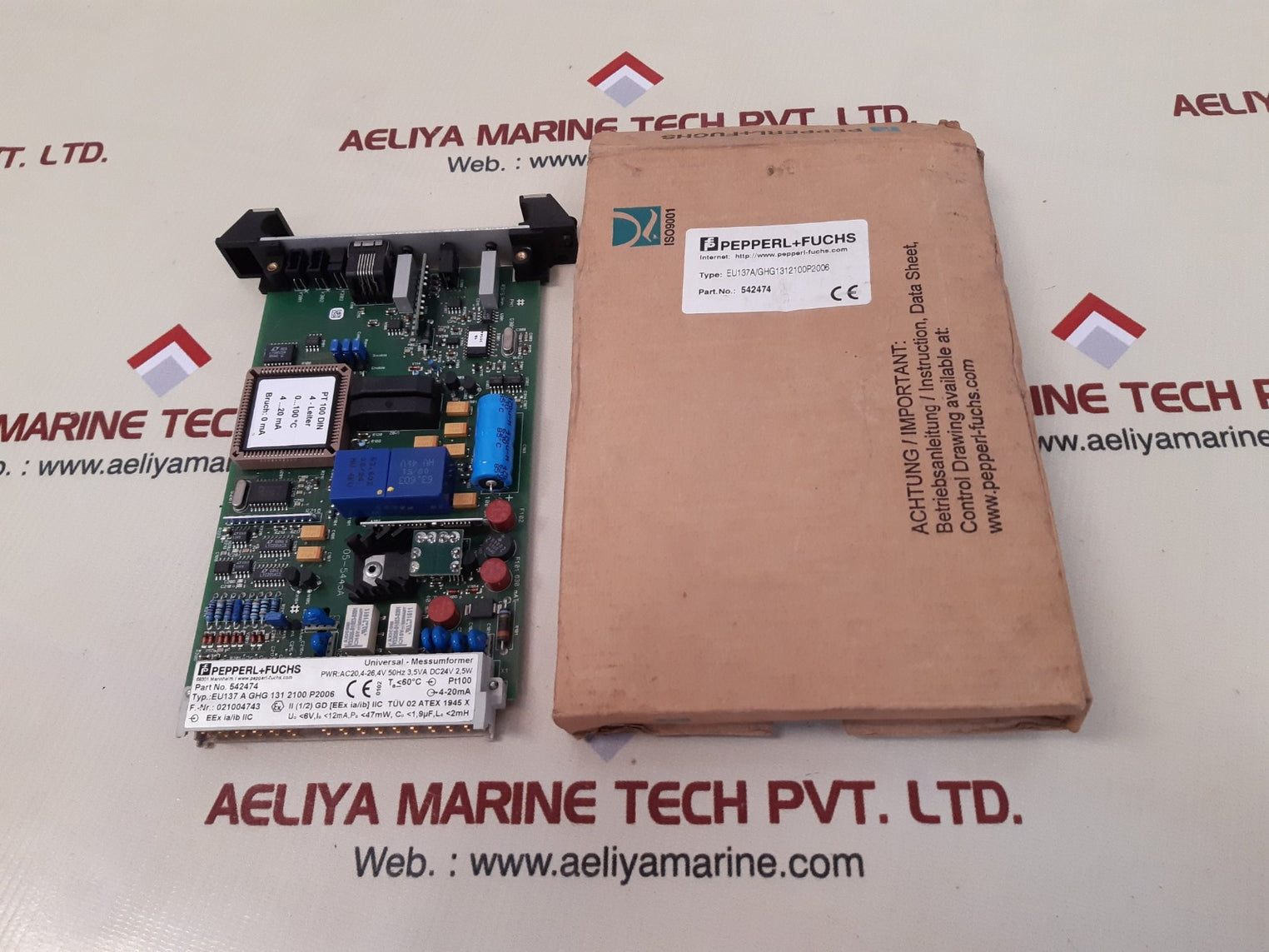 Pepperl+fuchs eu137a ghg 131 2100 p2006 universal transmitter 542474