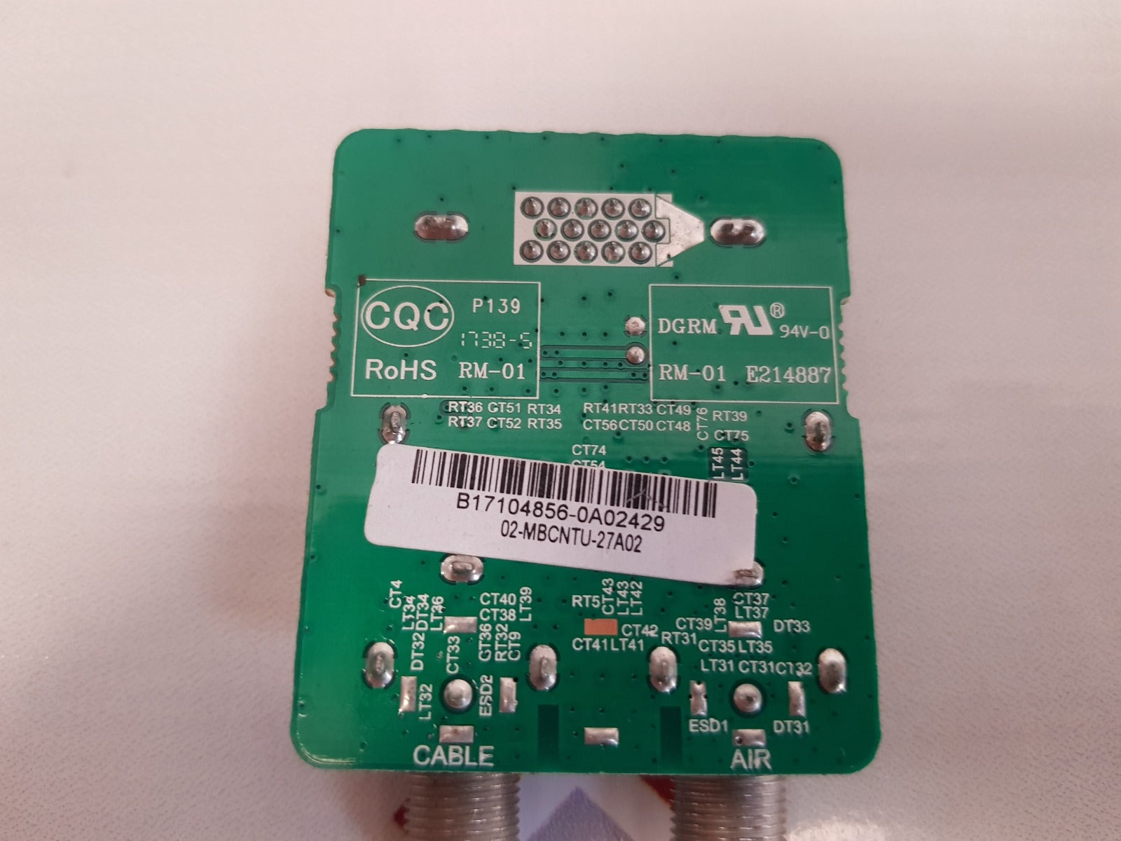 B17104856-0a02429 pcb card cn.tu27
