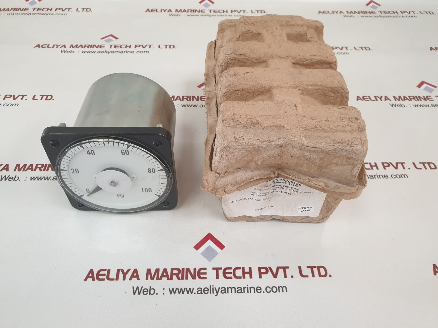 Yokogawa 103-191-hexs meter 0 - 100psi