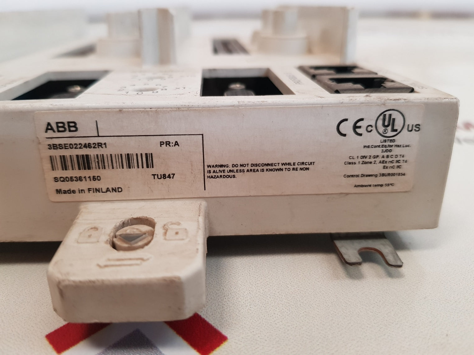 Abb tu847 3bse022462r1 termination unit pr.a