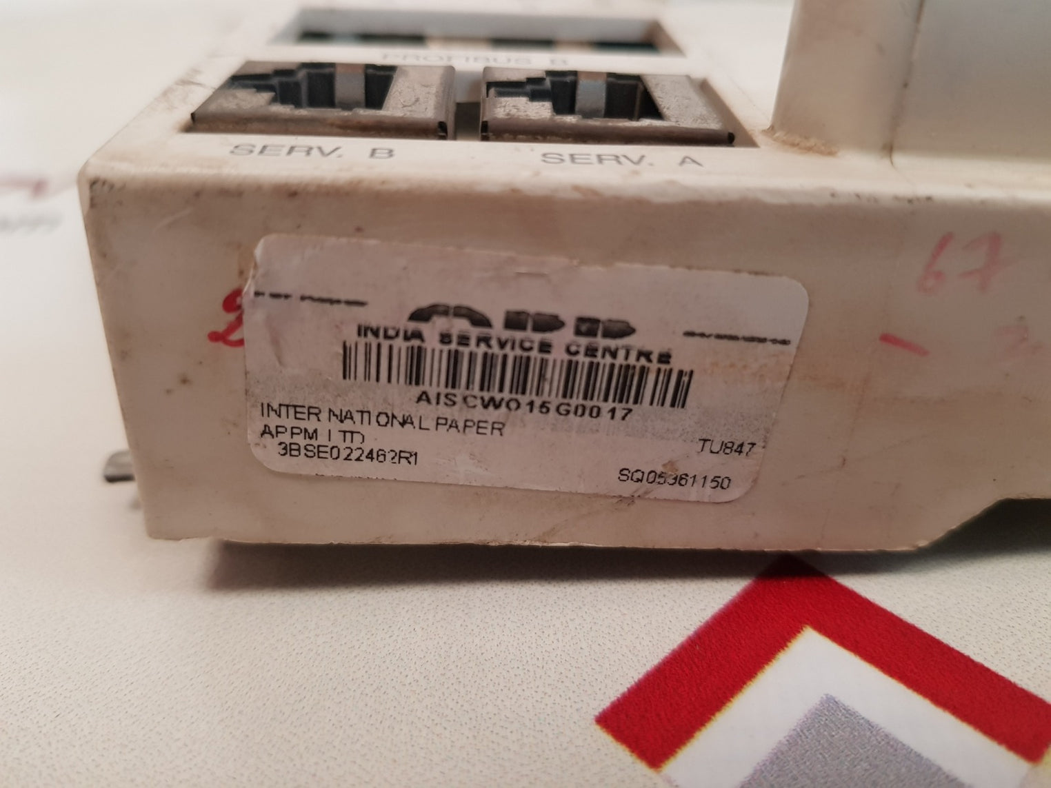 Abb tu847 3bse022462r1 termination unit pr.a