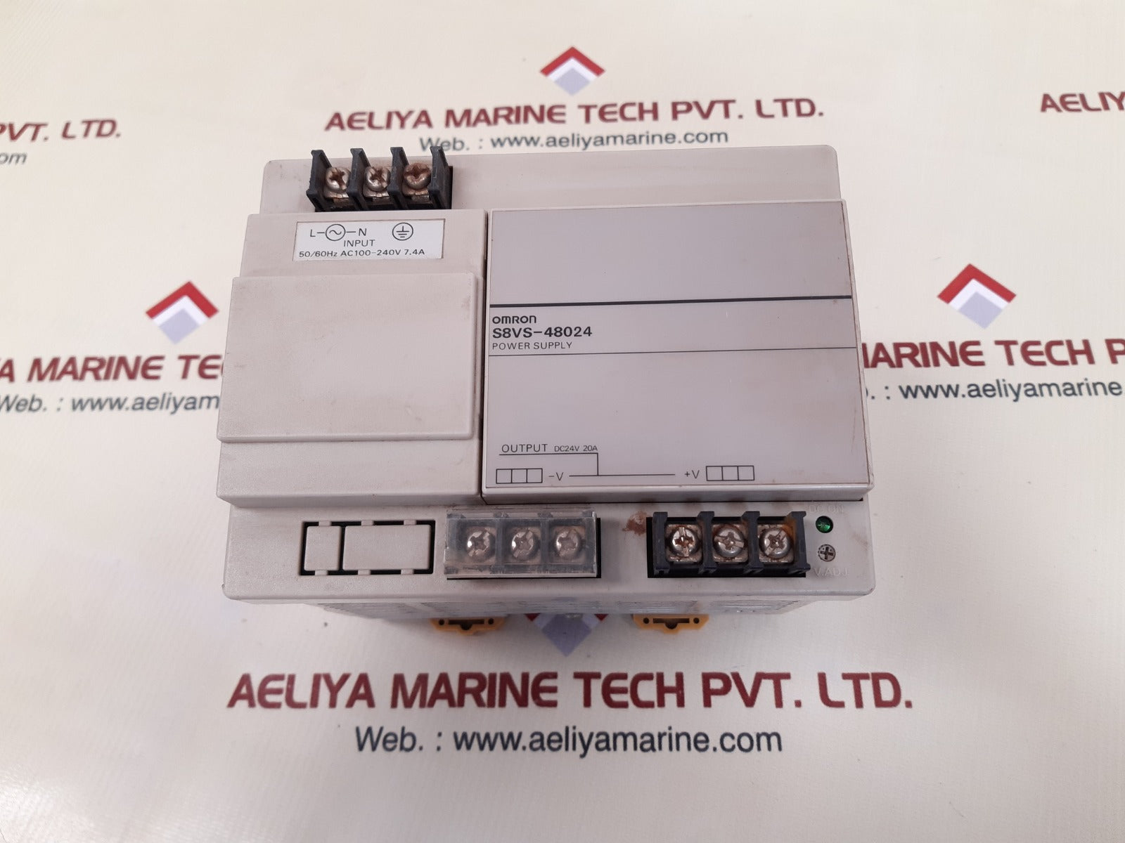 Omron s8vs-48024 power supply ac100-240v 7.4v